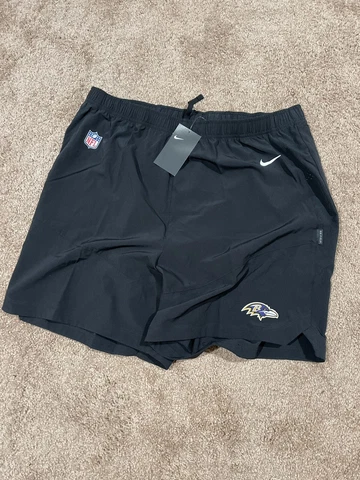 NIKE NFL On Field Dri-Fit Baltimore RAVENS Shorts 2XL XXL NWT Cover