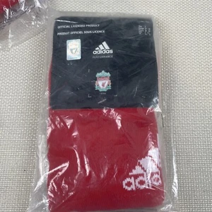 Liverpool 2010-2012 Home Socks Adidas Size 5 BNWT (UK 4.5 -6) - Picture 1 of 2