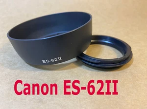 Lens Hood ES-62II for Canon Lens EF 50mm f/1.8 II 52mm, with Adapter Reversible - Picture 1 of 7