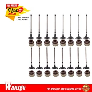 8* Intake+8*Exhaust Engine Valves For 06-12 MITSUBISHI ECLIPSE 2.4 SOHC 4G69 - Foto 1 di 10