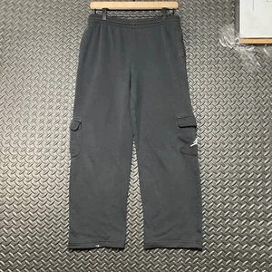 Air Jordan Black Faded Cargo Sweatpants Boys Youth Size Large Athletic wear - Picture 1 of 7