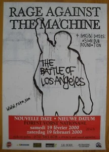 RAGE AGAINST THE MACHINE original concert poster '99 - Picture 1 of 1