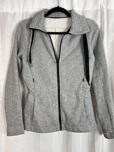 LULULEMON insculpt gray full zip jacket womens size 4 LULU - Picture 1 of 6