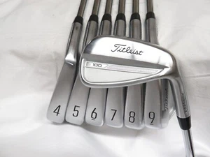 Used Titleist T100 Iron Set 4-PW TT AMT Tour White S300 Stiff Flex Steel Shafts - Picture 1 of 9