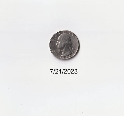 1972D WASHINGTON QUARTER SEMI-KEY!Circulated IN GOOD CONDITION! Cover
