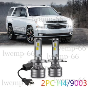 LED Kit DF 100W 9003 HB2 H4 4300K Stock Two Bulbs Head Light High Low Beam Lamp - Picture 1 of 13