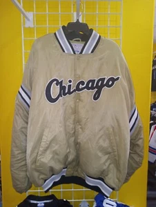 CHICAGO WHITE SOX VTG  STARTER SATIN GOLD EDITION JACKET  MENS -3XL - Picture 1 of 8