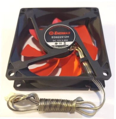 Enermax ED822512H Twister Bearing DC 12V 0.40A 80mm x 25mm Fan, 3Pin (Bulk Pack) - Image 1 of 2