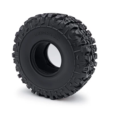 2.2" Gummireifen Radreifen 140mm für RC 1/10 Axial SCX10 D90 TRX-4 Crawler Car - Bild 1 von 4