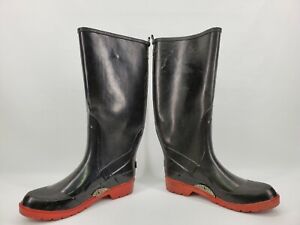  WEATHER SPIRITS Waterproof Steel Shank Rubber Safety Work Boots Size 7  5498000