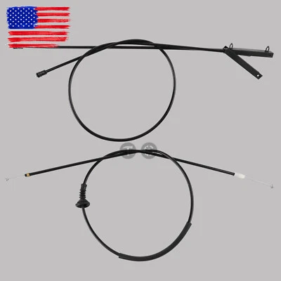 For 07-13 Mini Cooper R55 R56 R57 51232751378 51237148865 Hood Release Cable Set - Image 1 of 4