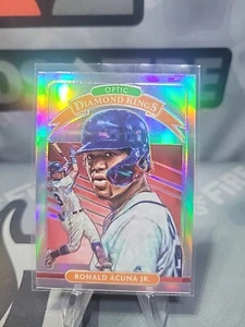 2020 Donruss Optic Ronald Acuna Jr Diamond Kings Prizm Atlanta Braves SP - Bild 1 von 2