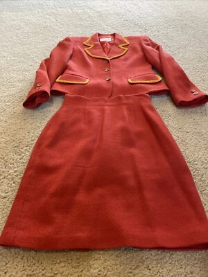 Women’s Cach’e Two Piece Skirt Suit - Image 1 of 4