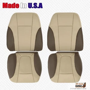 2002 - 2004 Chevy Trailblazer Driver-Passenger Bottoms-Tops Leather Cover Tan - Bild 1 von 5