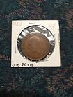 1928 Great Britain One Penny Foreign Coin