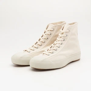 Moonstar FINE VULCANIZED Shoes Gym Classic HI Sneaker White Canvas Made in Japan - Picture 1 of 6