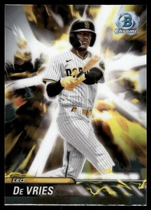 2024 Bowman Draft LEO DE VRIES PLASMA POWER #PP-19 SAN DIEGO PADRES - Picture 1 of 2