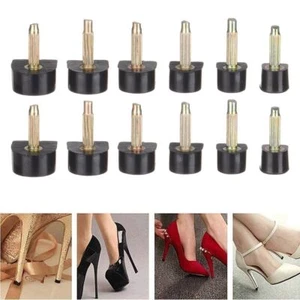 High Heel Repair Pins Stiletto Replacement High Heel Tips Taps Heels Tips - Picture 1 of 18