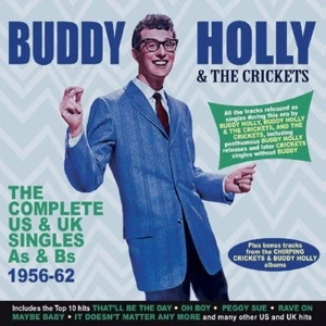 BUDDY & CRICKETS HOLLY - COMPLETE US & UK SINGLES AS & BS 1956-62 2 CD NEW - Picture 1 of 1