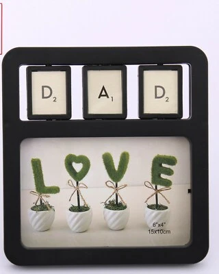 Photo Frame DAD 17*18cm Frame That Fits a 15x10cm (6" x 4") photo - Image 1 of 3