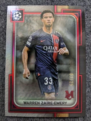 2023-24 TOPPS MUSEUM COLLECTION WARREN ZAIRE-EMERY BASE RUBY PARALLEL#94#D07/25 - Image 1 of 2
