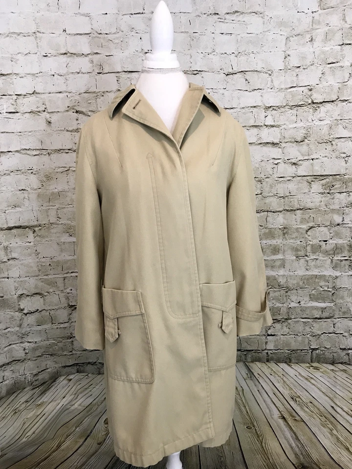 Abrigo Misty Harbor para mujer vintage para cualquier clima, repelente de lluvia y manchas Foto 1 de 4