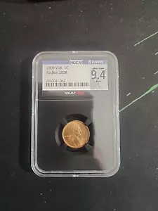 1909 VDB 1c NGC MINT STATE 9.4 RED ~ NICE LINCOLN CENT - Bild 1 von 2