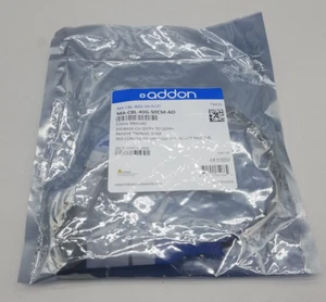 AddonMA-CBL-40G-50CM-AO 40GBaseCU QSFP+-QSFP+ Passive Twinex, 0.5M - Picture 1 of 5