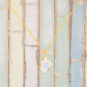 Collar de Cristal Arco Iris Crudo Cumpleaños Aniversario Artesano Regalo Ella - Imagen 1 de 9