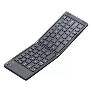 Bluetooth Mini Keyboard Foldable Magnetic Portable Rechargeable keyboard - Picture 1 of 12