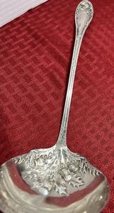 R & B*THISTLE PATTERN SILVERPLATE*HEAVY SOUP LADLE*GORGEOUS!!*VERY RARE*1911 - Picture 1 of 4
