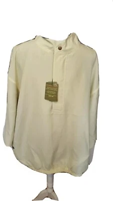 Bobby Chan 1/2 zip 100% silk pull over golf jacket Size XL Mens Yellow Repellent - Image 1 of 4
