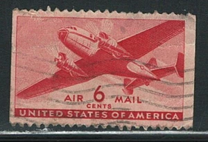 US Single air mail Stamp,(used) Combine shipping $0.10 for each Additional Item. - Picture 1 of 1