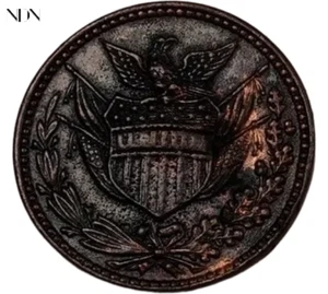 Civil War Token - Union - Cannon - AU/Unc - #CT215 - Imagen 1 de 3