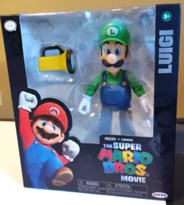NEW The Super Mario Bros Movie 2023 | Luigi | Figure Jakks Pacific Toy Nintendo - Picture 1 of 6