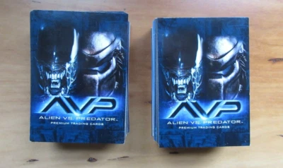 Alien V Predator Premium Trading Cards 2 X COMPLETE BASE SETS 90 cards Inkworks - Image 1 of 4