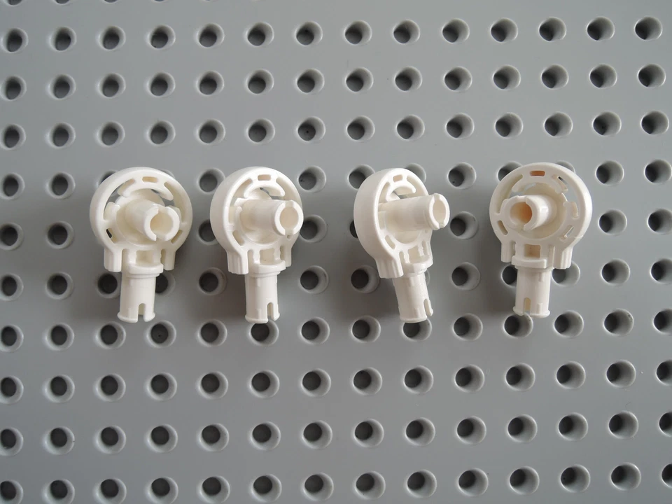 Lego 4 x Technic Gelenk Rotation Drehgelenk 47455 weiß 7700 8106 8771 8704 - Bild 1 von 1