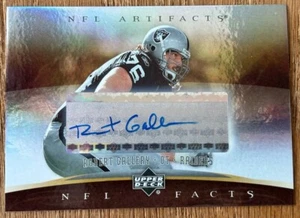 2007 Upper Deck Artifacts Robert Gallery Autograph Iowa Hawkeyes Raiders - Picture 1 of 2