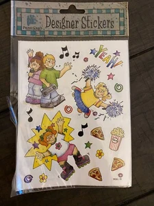 PROVO CRAFT STICKERS TEEN GIRLS Cheers Pizza Party Cheer Leading Skating - Bild 1 von 2