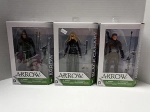 DC Collectibles Arrow - Black Canary, Malcolm Merlyn, Arrow Action Figures - Picture 1 of 6