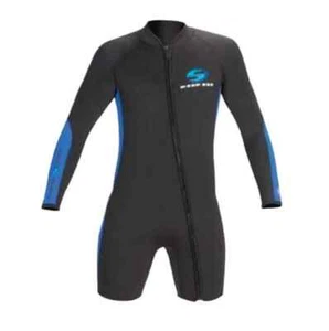 Deep See Herren 3mm Langarm Front Reißverschluss Shorty Anzug Größe 3XL - Bild 1 von 11