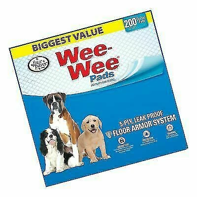 Four Paws 100524305 Wee Wee Dogs Training Pad - 200 Pieces