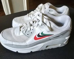 Größe 6Y Jugend/Damen 7/8 Nike Air Max 90 Triple Swoosh Freizeitschuh DV3032-100 - Bild 1 von 13
