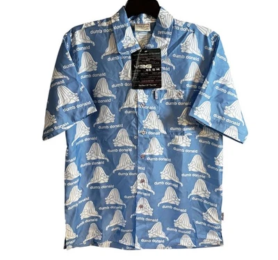 NWT Vintage FUBU Platinum X Fat Albert Dumb Donald All Over Print Shirt Sz M - Image 1 of 4