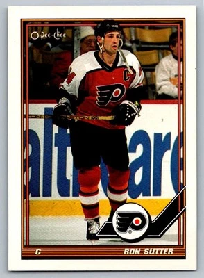 1991-92 O-Pee-Chee Ron Sutter Philadelphia Flyers #232 - Image 1 of 2