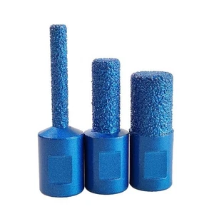 3 Pièces M10 Filetage Brasé Fraise Foret Diamant de Haute Qualité pour la D2132 - Foto 1 di 8