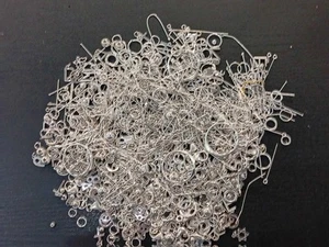 Sterling Silver Jewelry Wire, Charms, Beads, Parts - Picture 1 of 5