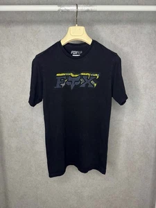 Racing Fox Vintage 90s Black T Shirt Size S - Bild 1 von 7