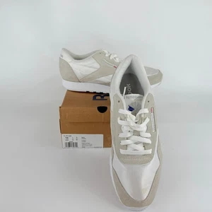 Reebok Classic Nylon 6390 White Light Grey Men’s Shoes Size 10 USA With Box - Picture 1 of 9