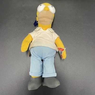 Nuevo Muñeco de Peluche Homero Simpson Applausos Años 90 16" Oficial FOX con Soporte Foto 1 de 4